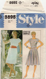 Style 3895 Drop Waist Summer Dress, Uncut, Factory Folded Sewing Pattern Size 12