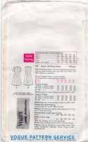 Vogue 7487 Sleeveless or Short Sleeve, High-Fitted, Princess Seam Dress, Uncut, Factory Folded Sewing Pattern Size 10