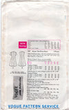 Vogue 7487 Sleeveless or Short Sleeve, High-Fitted, Princess Seam Dress, Uncut, Factory Folded Sewing Pattern Size 10
