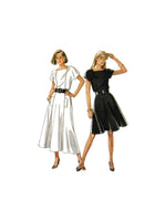 New Look 6138 Dress in Two Lengths with Seam Interest and Front Pockets, Uncut, Factory Folded, Sewing Pattern Multi Size 8-18