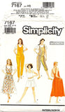 Simplicity 7167 Jumpsuit in Two Lengths, Romper and Jumper or Sundress, Uncut, Factory Folded, Sewing Pattern Multi Size 6-14