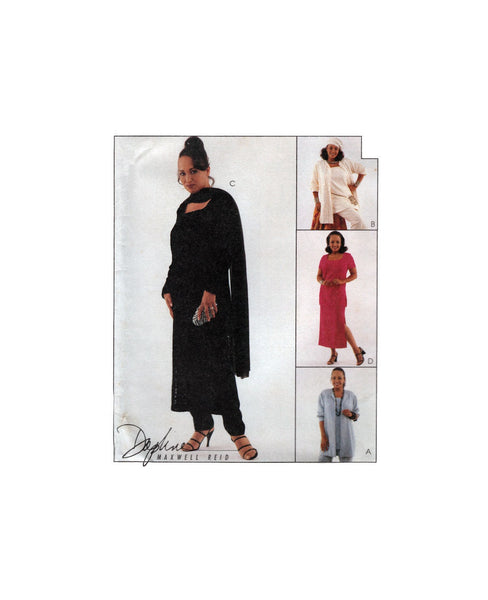 McCall's 9125 Jacket, Tunic in Two Lengths, Pull-On Pants, Skirt, Scarf and Hat, Uncut, Factory Folded Sewing Pattern Size 10-14