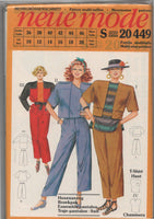 Neue Mode 20449 Boxy Jacket, T-Shirt Top and Wide Leg Pants, Uncut, Factory Folded Sewing Pattern Multi Size 10-20
