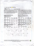 Butterick 6171 Pullover Tunic with Sleeve and Hemline Variations, Uncut, Factory Folded Sewing Pattern Multi Size 4-14