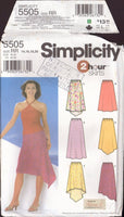 Simplicity 5505 Sewing Pattern, Skirts, Size 14-20, Uncut, Factory Folded