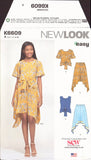 New Look 6609 Sewing Pattern, Women's Top and Skirt, Size 8-20, Uncut, Factory Folded