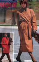 Butterick 4400 Unlined Winter Coat in Two Lengths and Belt, Uncut, Factory Folded Sewing Pattern Size 16-22