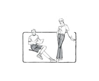 Knit and Stretch 305 Men's Slacks or Shorts, Uncut, Factory Folded Master Sewing Pattern Size 30-38