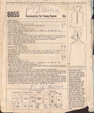 McCall's 8055 Sewing Pattern, Accessories for Young Rooms, Uncut, Factory Folded