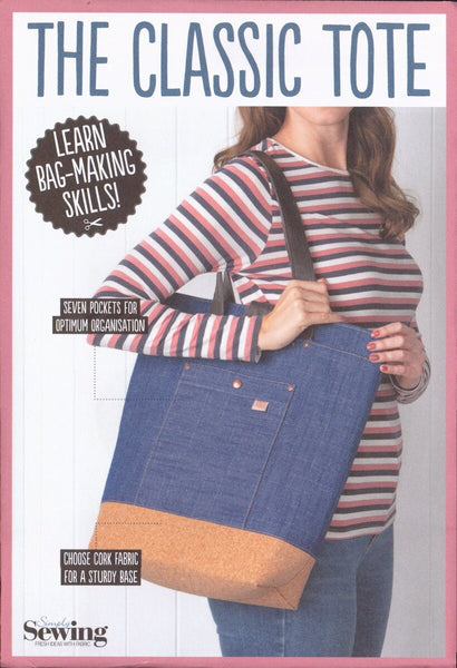 Simply Sewing - The Classic Tote, Sewing Pattern, Tote Bag, Uncut, Factory Folded