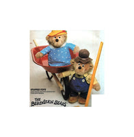 McCall's 9325 The Berenstain Bears: Mama and Papa Bear Soft Toys and Clothes, Uncut, Factory Folded, Sewing Pattern Size 33cm