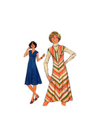 Simplicity 8070 Bias Dress or Jumper with V-Neckline, Uncut, Factory Folded Sewing Pattern Size 12