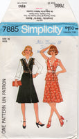 Simplicity 7885 Skirt and Front Wrap Dress or Top, Uncut, Factory Folded Sewing Pattern Size 12