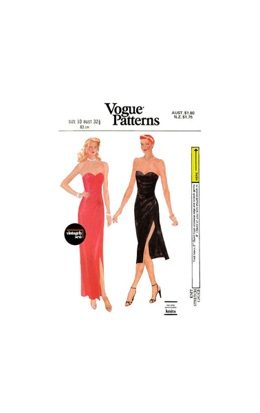 70s Strapless, Sweetheart Neckline Evening Dress in Two Lengths, Vario Patterns Central 70s Strapless, Sweetheart Neckline Evening Dress in Two Lengths, Vario Patterns Central