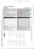 Vogue 8685 Fitted Dress in Two Lengths with Straight or Flared Skirt, Uncut, Factory Folded Sewing Pattern Size 6-12