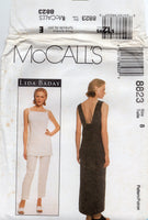 McCall's 8823 Dress, Sewing Pattern, Size 14, Cut, Complete or Size 8 Uncut, Factory Folded