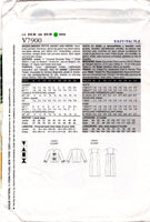 Vogue 7900 Fitted, Lined Above Hip Jacket and Close Fitting Straight Dress, Uncut, Factory Folded Sewing Pattern Size 6-10