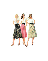 McCall's 6493 Full Gathered, Flared Skirts in Two Lengths, Uncut, Factory Folded Sewing Pattern Size 12 Waist 26.5"