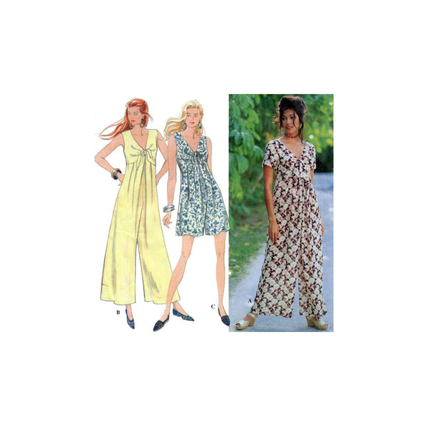 Simplicity 9024 Jumpsuit in Two Lengths, Uncut, Factory Folded Sewing Pattern Size 6-10