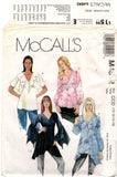 McCall's 4592 High Waist Tops and Tunics with Sleeve and Hem Variations, Uncut, Factory Folded Sewing Pattern Size 10-16