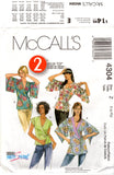 McCall's 4304 Loose Fitting, Kimono Style Wrap Tops with Sleeve Variations, Uncut, Factory Folded Sewing Pattern Size 16-22