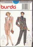 Burda 4983 Sewing Pattern, Women's Jacket, Skirt, Pants, Size 10-20, Uncut, Factory Folded