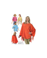 Butterick 6171 Pullover Tunic with Sleeve and Hemline Variations, Uncut, Factory Folded Sewing Pattern Multi Size 4-14