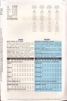 Butterick 5734 Sewing Pattern, Pants, Size 8-10-12, Uncut, Factory Folded