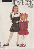 New Look 6069 Sewing Pattern, Girls' Dress, Size 3-10 years, Uncut, Factory Folded