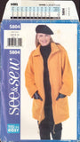 See&Sew 5804 Sewing Pattern, Jacket, Size 6-8-10, Uncut, Factory Folded