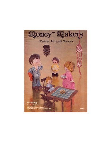 Money Makers - Projects for All Seasons - Mini Macrame, Holidays and Patchwork Instant Download PDF 24 pages
