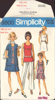 Simplicity 8800 Sewing Pattern, Jacket, Dress, Overblouse, Size 10, Cut, Complete