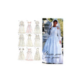 Simplicity 8888 Lined Bridal Gown with Style Variations, Uncut, Factory Folded, Sewing Pattern Size 10-14 (32.5-36)