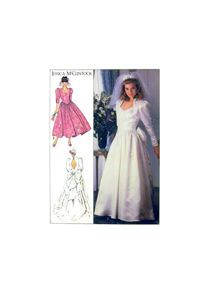 Simplicity 9505 Jessica McClintock Brides' and Bridesmaids' Dresses, Uncut, Factory Folded, Sewing Pattern Multi Size 8-14 (31.5-36)
