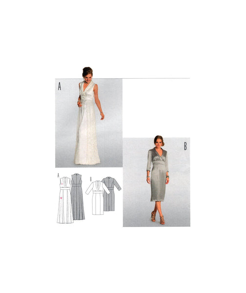 Burda 7261 Evening or Wedding Dress, Uncut, Factory Folded Sewing Patt Patterns Central Burda 7261 Evening or Wedding Dress, Uncut, Factory Folded Sewing Patt Patterns Central