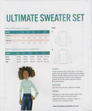 Threadcount 1912 Sewing Pattern, Jumper Set, Size XS-XL, Uncut, Factory Folded
