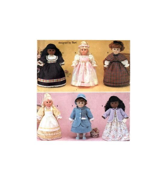Simplicity 9136 Clothes and Accessories for 18" (45.5 cm) Doll, Uncut, Factory Folded Sewing Pattern One Size