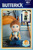 Butterick 4011 Special Blessings 18" (46 cm) Doll and Clothing, Missing Transfers Uncut, Factory Folded Sewing Pattern