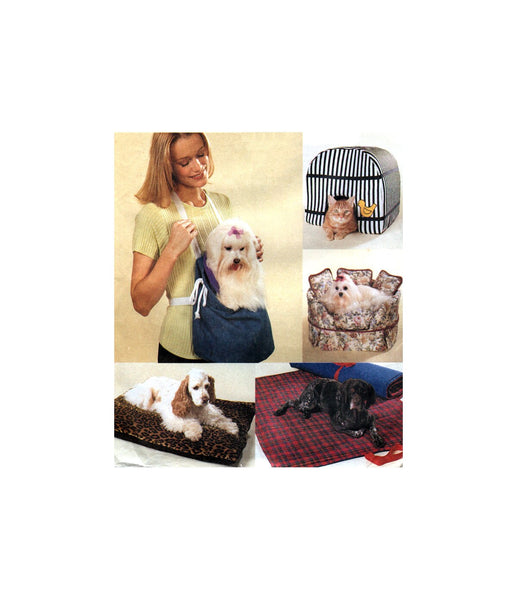 McCall's 2270 Pet Carrier, Bedding and Blanket, Uncut, Factory Folded, Sewing Pattern Various Sizes