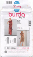 Burda 8859 Evening Dress in Two Lengths, Uncut, Factory Folded Sewing Pattern Multi Plus Size 6-20