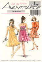 Neue Mode 21479 Evening, Party Halter Neck Dress with Bolero, Uncut, Factory Folded Sewing Pattern Multi Size 8-16