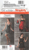 Simplicity 1247 Flapper Costumes, Uncut, Factory Folded Sewing Pattern Multi Size 14-22