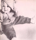Toddlers Knitting - From 2 to 5 years - Instant Download PDF 32 pages