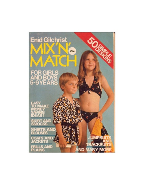 Enid Gilchrist Mix 'n Match for Girls and Boys 5-9 years - Drafting Book 56 pages