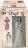 Simplicity 8426 Bride's and Bridesmaid's Dresses, Uncut, Factory Folded, Sewing Pattern Size 14 Bust 36