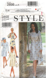 Style 2898 Mother of the Bride, Garden Party, Spring Racing Dress with Matching Coat & Bag, Uncut, F/F Sewing Pattern Multi Size 8-18
