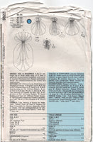 Vogue 9822 Bridal Veils and Headpiece, Uncut, Factory Folded Sewing Pattern