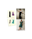 Simplicity 2549 Evening or Day Dress with Sleeve and Skirt Variations, Uncut, Factory Folded Sewing Pattern Multi Size 6-14