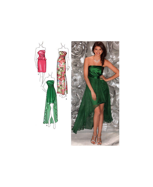 Simplicity 1656 Jessica McClintock Evening Dress with Skirt and Length Patterns Central Simplicity 1656 Jessica McClintock Evening Dress with Skirt and Length Patterns Central