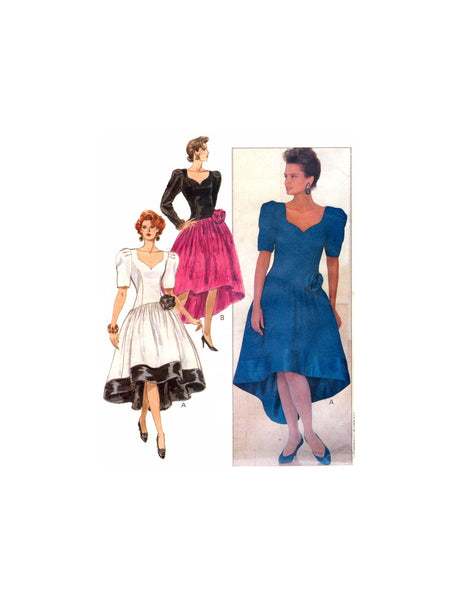 Butterick 4306 Morton Myles 205 Lined, Drop Waist Evening Dress with Sweetheart Neckline, Uncut, Factory Folded, Sewing Pattern Size 6-10